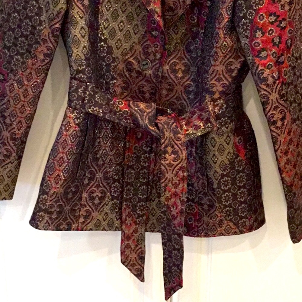 Cache Rare Vintage Multicolor Metallic Jacket - Picture 4 of 14